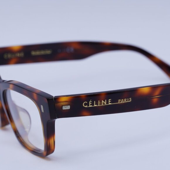 Celine CL50011F 054 Eyeglasses Havana 49mm Square Frame - Picture 3 of 8